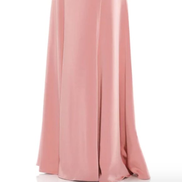 MAC DUGGAL 49093 EMBELLISHED NECK TRUMPET ROSE PINK GOWN sz 12 - Picture 7 of 9